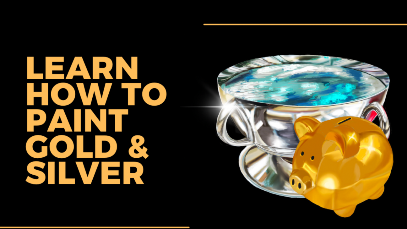Learn how to Paint Gold and Silver in Procreate Colourstory